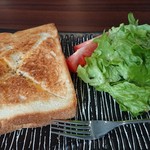カフェホプシー - 料理写真:チーズフォンデュトースト(￥600)
