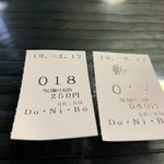 らー麺　Do・Ni・Bo - 食券〜