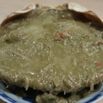 富小路 やま岸 - 蟹の甲羅焼き✨濃厚な蟹味噌がヤバイ(笑)