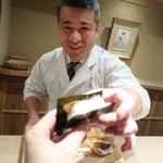 富小路 やま岸 - 一発勝負の瞬間、今日はやまちゃんにピント合いそう(笑)