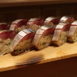 富小路 やま岸 - ボリューミーな鯖寿司✨