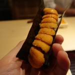 富小路 やま岸 - うにドック✨やはり一段がバランス的に美しい！