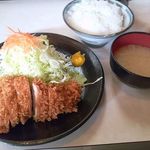 まるやま食堂 - まるとくロースとんかつ定食