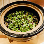 銀座 しのはら - 山菜ご飯