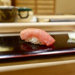 鮨みなと - ［2019/02］寿司⑤ 三陸産中とろの握り