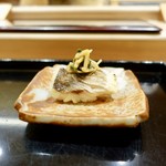 鮨みなと - ［2019/02］酒肴⑦ かます ニラペースト