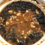 スープカレー トムトムキキル - ライスを入れておじやに