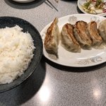 八千代軒 - 餃子ライス（650円）