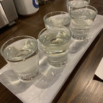 酒菜家 ペッシェロッソ - 日本酒 5種セット