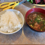 美食 磊茘 - ご飯 牛汁