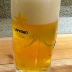 Yompa Chigyojou - 生ビール　サッポロ黒　500円