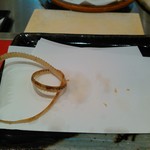 銀座 天一 - 穴子の骨