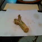 銀座 天一 - たらの芽