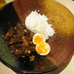 河内の中華そば 醤 - 〆のダイブ飯