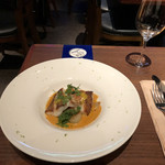 ブルーノート東京 - メバルとホタテのポアレ、ブイヤベース仕立