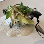 エスキス - 前菜２　ヤリイカと山菜