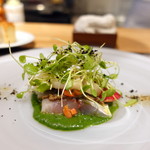 ARMONICO - サンデーランチ、津アジのカルパッチョサラダ仕立て