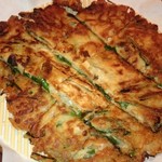 金陵苑  - 2019　2/16　チヂミ