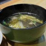 葵 - 春キャベツのお吸い物？