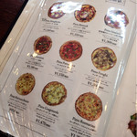pizzeria felice - ピッツァメニュー 一部