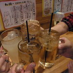 飲食笑商何屋ねこ膳 - 【2011.11　初訪】　カンパイッ　三回目