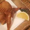 レアル - 料理写真:手羽先180円✖️2♪中に、ネギが入って揚げてあります♪