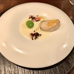 セルサルサーレ - 鰆 大根と鶏の出汁 からすみを散らして