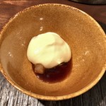 セルサルサーレ - 絹ごし豆腐とチョコレート 黒蜜とバルサミコのソース