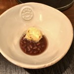 セルサルサーレ - 醤油のアイスとぜんざい トンカ豆の香り