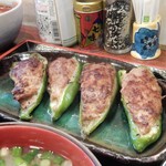 夢や - 「ピーマンの肉詰め」