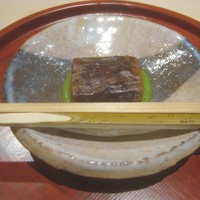 御料理 辻 - 甘味（粒餡葛餅）