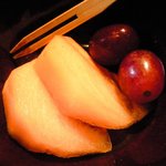 デュ バリー - メニューＢ 1600円 の葡萄と柿