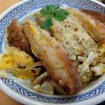 そば処 吉野家 甲府バイパス上町店 - カツ断面