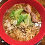 らー麺屋台 骨のzui - レッチリらー麺 + チーズ