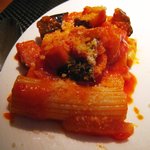 インカメラ コン テラッツァ - ('11/11)茄子とベーコンのトマトソース