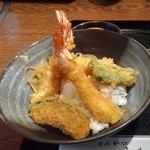 とんかつ和ちゃん - 海老野菜フライ丼