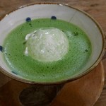 サンスーシー - お抹茶アフォガート