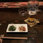 和・洋DINING 朱酒 - 優しい雰囲気のお通しです。