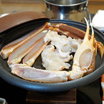 旬魚たつみ - 浜坂産 松葉蟹の鉄板焼
