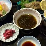 日本橋 - 刺身とやまべ唐揚定食