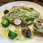 ナガタ店 - メバルの生海苔のクリーム仕立て