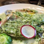 ナガタ店 - メバルの生海苔のクリーム仕立て