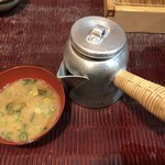 ちく満 - そば湯