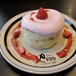 えぐぅ～カフェ - イチゴのラブリー♡パンケーキ