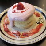 えぐぅ～カフェ - イチゴのラブリー♡パンケーキ
