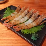 居酒屋 武双 - 2019年2月　モサ海老の刺身