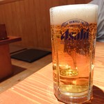 居酒屋 武双 - 2019年2月　生ビール
