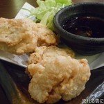 Sousaku Dainingu Toriya - とりもも肉の唐揚げ ネギ醤油ソース