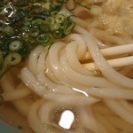 山岐庵うどん - ・細くツルリな麺