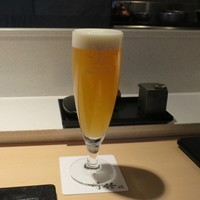 うなぎ時任 - 生ビール